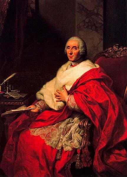 Anton Raphael Mengs Portrait du cardinal Archinto France oil painting art